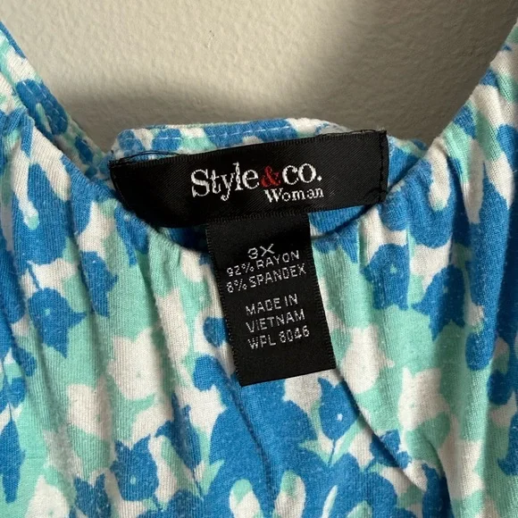 3X Patterned Style & Co Dress - Picture 3 of 4